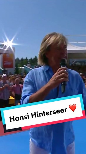 Ein großartiger Auftritt von Hansi Hinterseer! mit