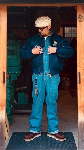 kobe thrift store Arigator / 神戸 古着屋アリゲーター | MA-1 flight jacket outfit / フライトジャケットコーディネート MA-1 flight jacket makes you an Arigator vibe🐊 ボスジャンのフライトジャケットをコーディネートしてみました😎 hat: The Real... | Instagram