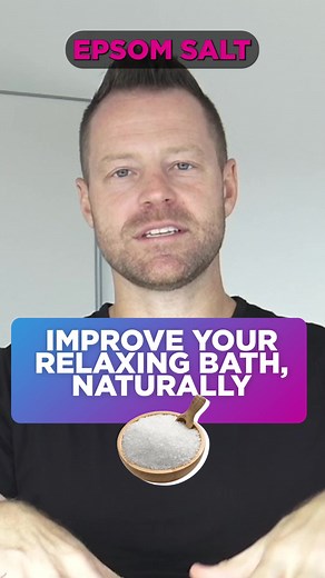 Detoxifying bath? 🛁 Baths can be a good way to destress and relax after a long day, but have you tried an Epsom salt bath? Not only are you still getting a relaxing bath, but you're detoxifying your body at the same time—and adding baking soda can make it even better! #epsomsaltbath #relaxation #detox #naturalbath #stresstips