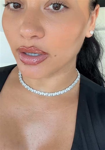 #necklace #pavoi | tennis necklace