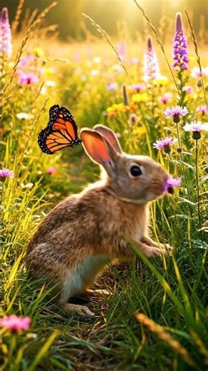 Baby Rabbit's First Adventure in the Wild! 🐰