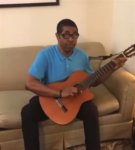 Evening Guitar Jam: Haitian Music Performance