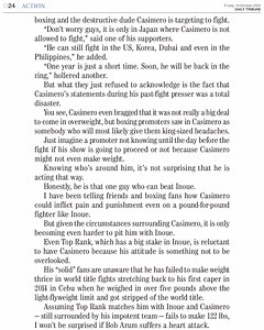 Following Casimero’s antics, the Japan Boxing Commission (JBC) slapped him with a one-year suspension. #DailyTribune #Casimero | Daily Tribune
