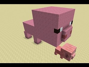 Minecraft Mega Blocks -- Ep 9: Diamond Ore and Baby Pig