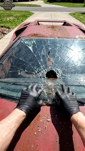 Restauration de voiture ASMR 🚗Épave retrouvée, Lamborghini Supercar de 1986 en cours de restauration