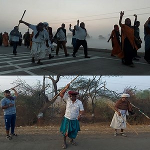 366K views · 10K reactions | દ્વારકાના રસ્તે જાણે સ્વર્ગ ઉતરી આવ્યું મોજે ચડયા માલધારી (Wonderful views at early morning on the track of Dwarka. Heavenly atmosphere. People are having fun, food and Music. | Samir's Gujjubox | Facebook