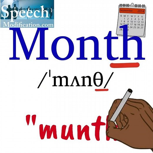 How to Pronounce Month (and Months)