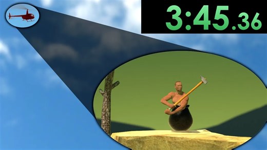 我包下直升机所有座位，只为速通《掘地求升》 - EazySpeezy