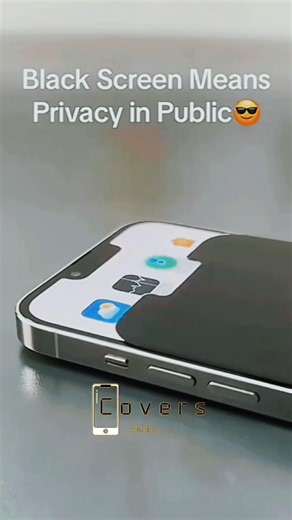 Black Screen Privacy in Public 🔒📱 Protect Your Phone Anywhere #Shorts#iphonecase #smartphone