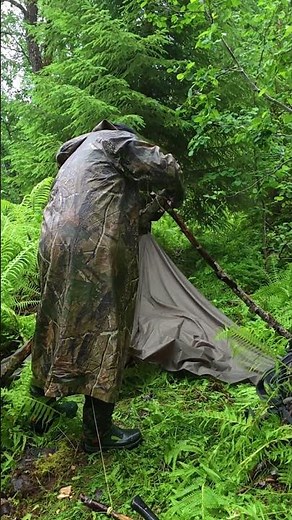 Survival Tent: Built from Scratch