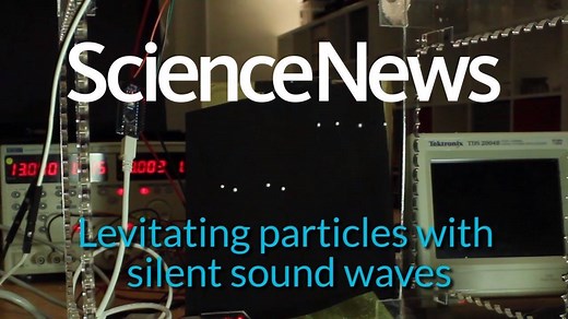 These sound waves can levitate and move particles in new ways, creating "sound fields" that trap particles in midair. Learn more: https://www.sciencenews.org/article/these-sound-waves-can-levitate-and-move-particles-new-ways) | Science News Magazine