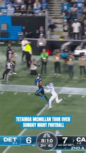 Tetairoa McMillan Took Over Sunday Night Football 🔥