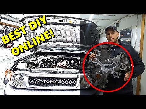 Timing Cover Installation for Toyota Tacoma - FJ Cruiser - Tundra - 1GRFE Engine