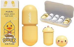 Ear Plugs for Noise Reduction – Super Soft, Flexible Silicone and Foam Earplugs for Sleep & Noise Sensitivity - 36dB & NRR 30 Noise Cancelling 6 Pair (5Pair Replaceable）