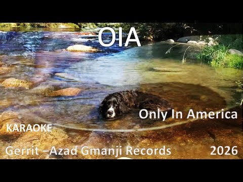 Only in America (OIA) KARAOKE 🐎Yippee Ki Yay | Americana Anthem by Gerrit ⁨@gmanvreman⁩