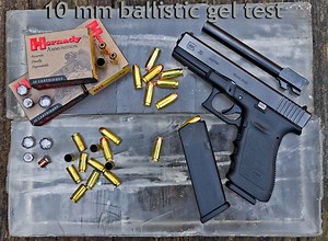 10mm Ballistic Gel Test with Hornady Ammo