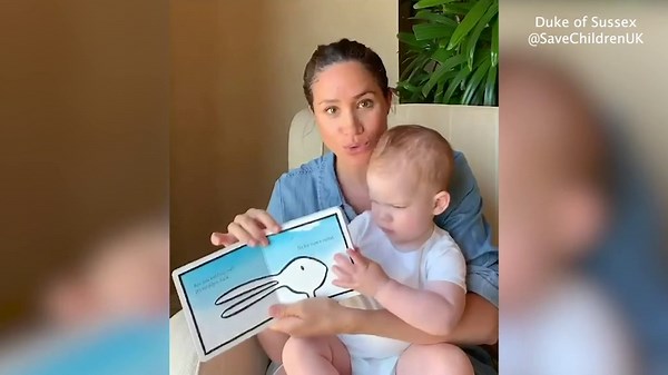 Meghan Markle reads Duck! Rabbit! to Archie on his first birthday