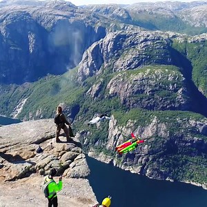 460K views · 6.3K reactions | Base Jumping in Norway via Spectacular Norway | The Hook | Facebook