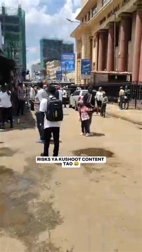 23K views · 491 reactions | Tiktoker almost gets beaten by mob justice in Nairobi CBD, archives area for posing as a phone snatcher 樂 | Alinur Mohamed | Facebook
