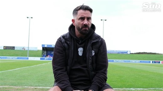 Man City legend Kevin Horlock opens up on the unconventional start to his career 🩵 Horlock is now manager of Maldon & Tiptree and looking to cause a major upset in the FA Cup 1st round 🏆 | The Sun Football