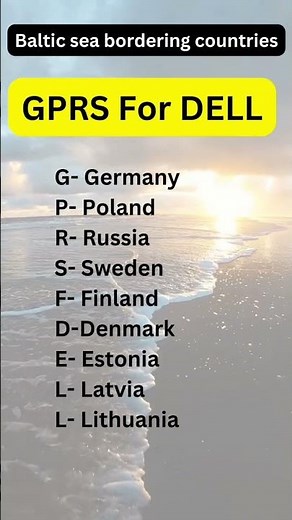 Baltic sea bordering countries