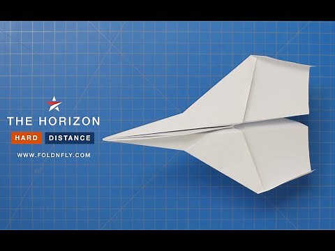 ✈ A Paper Plane Made for Distance - The Horizon - Fold 'N Fly