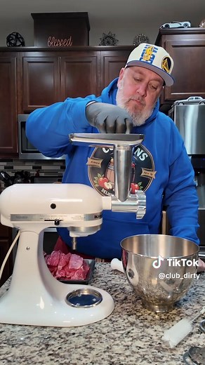 Meat Grinder and Sausage Stuffer for KitchenAid Mixers