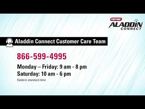 Genie Aladdin Connect: Technical Assistance