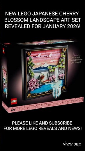 NEW LEGO 31218 Japanese Cherry Blossom Landscape Revealed! | LEGO January 2026