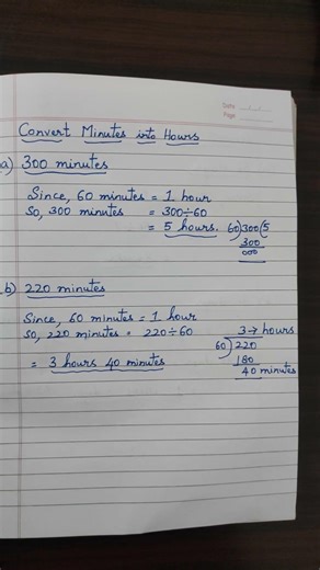 CONVERT MINUTES INTO HOURS