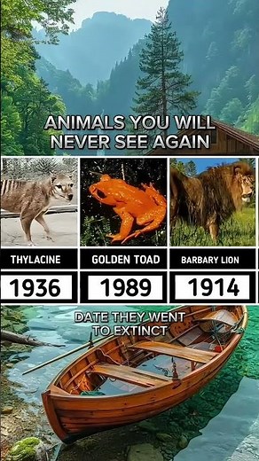 List Of Animals That Went Extinct