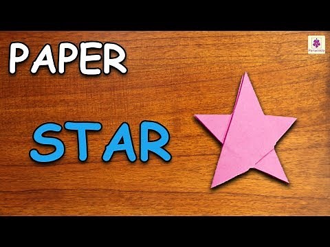 Learn How To Make A Star Using Paper | Origami For Kids | Periwinkle