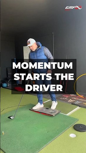 MOMENTUM USING THE GRFi SYSTEM #golf #golfschool #golfskill #grfgolf #golffitness #golfswing
