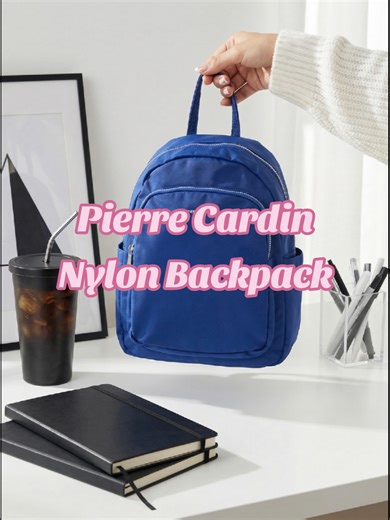 Pierre Cardin Ladies Nylon Backpack Review