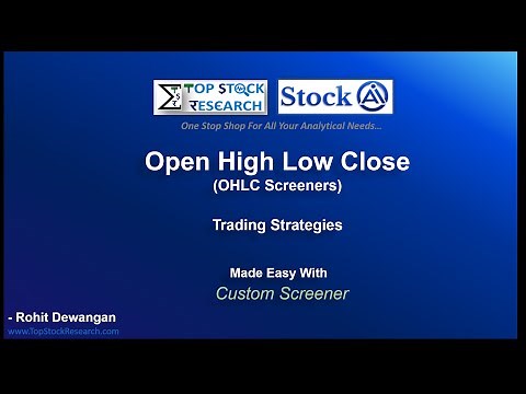 Open High Low Close (OHLC) Screener | TSR