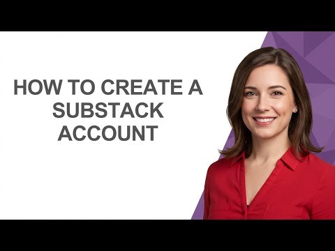 How to Create a Substack Account - AshleyHowTo