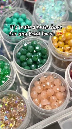 30-Color Crystal Bead Kit 🌈 A Wonderful Holiday Gift Idea!