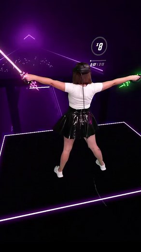 1.5M views · 5.9K reactions | Pop Stars! ⭐️ #beatsaber #VR | Naysy | Facebook