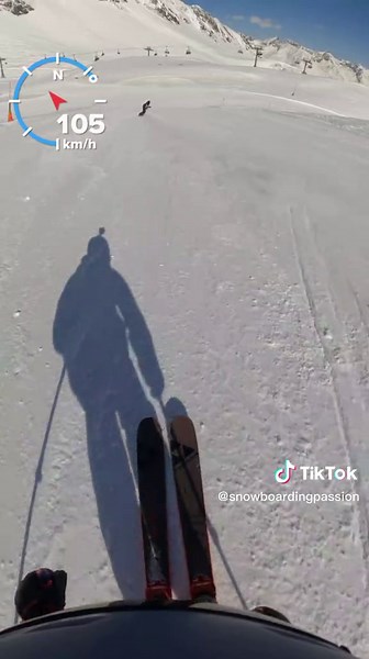 catch me if you can! #ski #foryoupage #fyp #fy #skiing #snowboarding #alps #wintersports #snowboardingtiktok #snowboardtok #austria #austria #extremesports #speed #highspeed