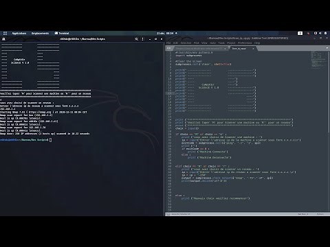 Scanner son réseau (wifi) pour voir les machines connectées avec un script python.