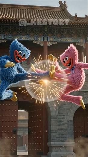 Huggy Wuggy vs Kissy Missy EPIC Fight! 😱💥 #poppyplaytime