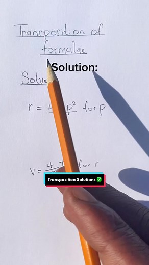 Understanding Formula Transposition: Tips and Techniques