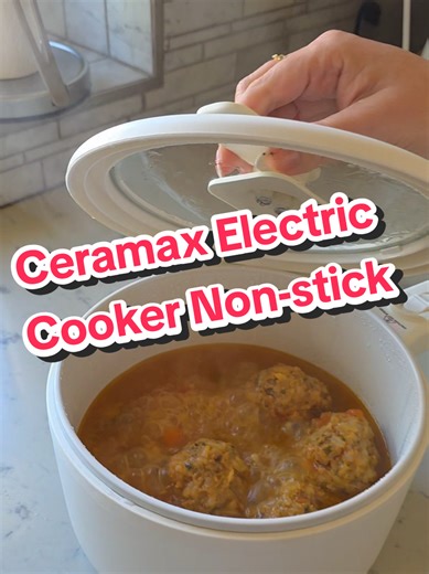 Ceramax Electric Cooker Non-stick ceramic electric Pot #electriccooker #electricpot #nonstickpot #ollaelectrica #kitchen