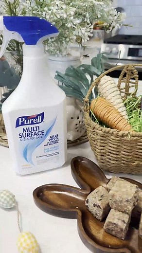 Hop into spring cleaning one surface at a time. 🐰🌷✨ | PURELL