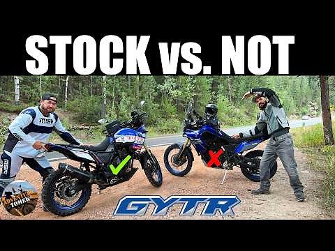 Tuned Tenere 700 RIPS! GYTR Airbox, Leo Vince Exhaust, ECU vs Stock T7