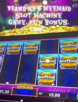 Mermaid slot machine bonus round