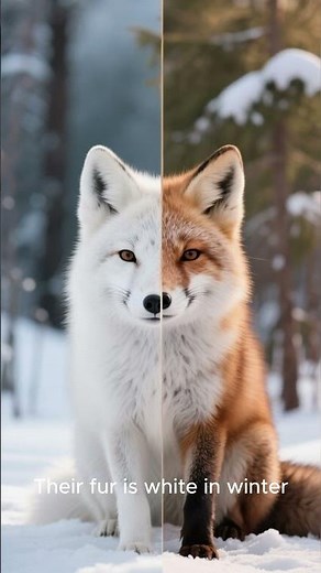 The Fox That Changes Color ❄️🦊