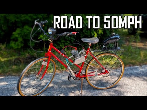 Making My 100cc Motorized Bike FASTER (Making Some Upgrades)