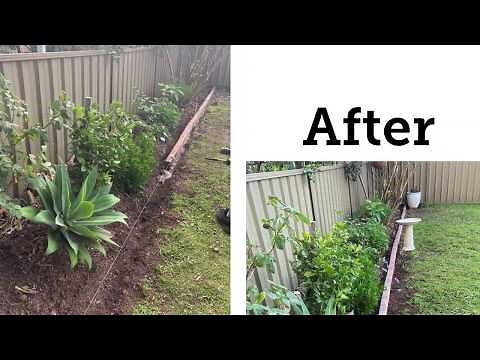 DIY Project: Simple Garden Edging Using Old bricks
