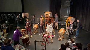 One of the many highlights of the recent Stuart Hall 8th grade L.A. trip was taking a taiko drumming class at the Japanese American National Museum. How do you think they did? 🎥: Bill Jennings | Convent & Stuart Hall